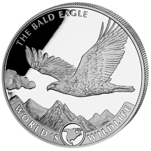 Moneta argento aquila mare - argento, di